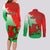 Custom Pride Cymru Couples Matching Long Sleeve Bodycon Dress and Long Sleeve Button Shirts 2023 Wales LGBT With Welsh Red Dragon - Wonder Print Shop