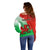 Custom Pride Cymru Off Shoulder Sweater 2023 Wales LGBT With Welsh Red Dragon - Wonder Print Shop