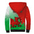 Custom Pride Cymru Sherpa Hoodie 2023 Wales LGBT With Welsh Red Dragon - Wonder Print Shop