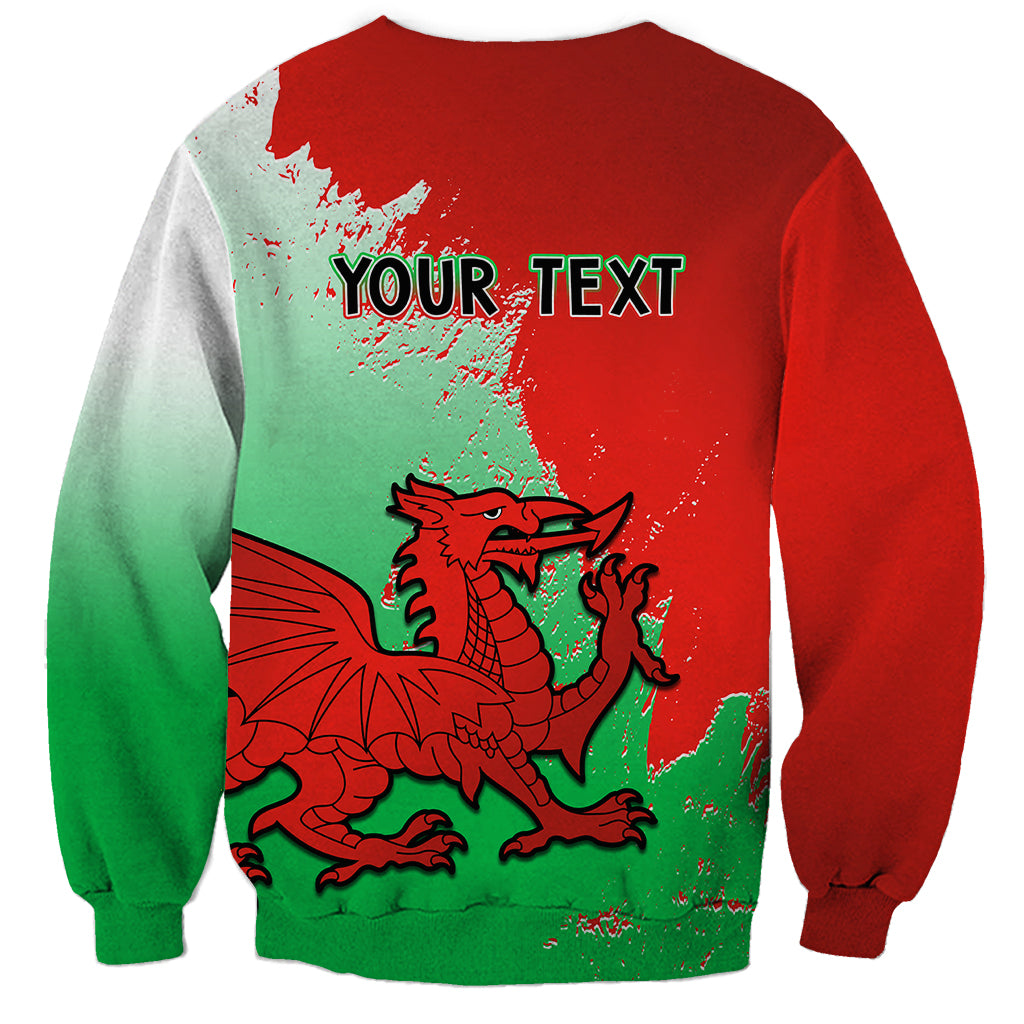 Custom Pride Cymru Sweatshirt 2023 Wales LGBT With Welsh Red Dragon - Wonder Print Shop
