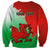 Custom Pride Cymru Sweatshirt 2023 Wales LGBT With Welsh Red Dragon - Wonder Print Shop
