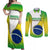 Brazil Couples Matching Off Shoulder Maxi Dress and Long Sleeve Button Shirts Sete de Setembro Happy Independence Day - Wonder Print Shop
