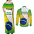 Brazil Couples Matching Off Shoulder Maxi Dress and Long Sleeve Button Shirts Sete de Setembro Happy Independence Day - Wonder Print Shop