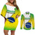 Brazil Couples Matching Off Shoulder Short Dress and Long Sleeve Button Shirts Sete de Setembro Happy Independence Day - Wonder Print Shop