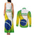 Brazil Couples Matching Tank Maxi Dress and Long Sleeve Button Shirts Sete de Setembro Happy Independence Day - Wonder Print Shop