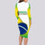 Brazil Long Sleeve Bodycon Dress Sete de Setembro Happy Independence Day - Wonder Print Shop