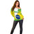 Brazil Off Shoulder Sweater Sete de Setembro Happy Independence Day - Wonder Print Shop