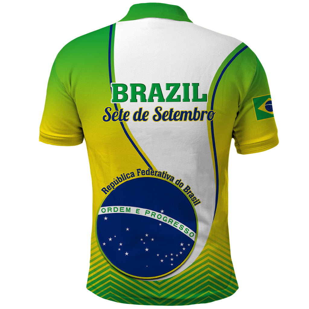 Brazil Polo Shirt Sete de Setembro Happy Independence Day - Wonder Print Shop