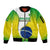 Brazil Sleeve Zip Bomber Jacket Sete de Setembro Happy Independence Day - Wonder Print Shop
