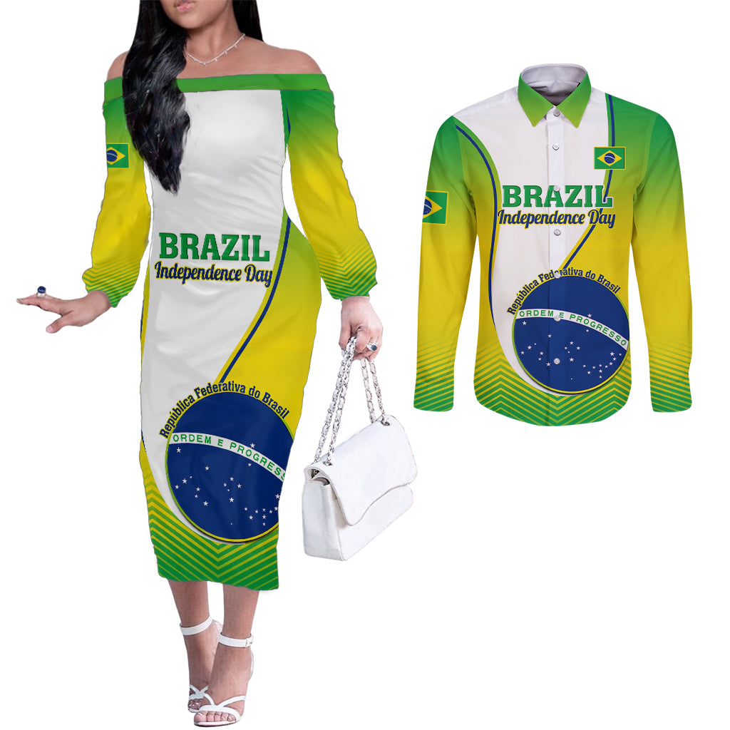 custom-brazil-couples-matching-off-the-shoulder-long-sleeve-dress-and-long-sleeve-button-shirts-sete-de-setembro-happy-independence-day