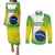 Custom Brazil Couples Matching Puletasi Dress and Long Sleeve Button Shirts Sete de Setembro Happy Independence Day - Wonder Print Shop