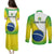 Custom Brazil Couples Matching Puletasi Dress and Long Sleeve Button Shirts Sete de Setembro Happy Independence Day - Wonder Print Shop