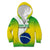 Custom Brazil Kid Hoodie Sete de Setembro Happy Independence Day - Wonder Print Shop
