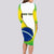 Custom Brazil Long Sleeve Bodycon Dress Sete de Setembro Happy Independence Day - Wonder Print Shop