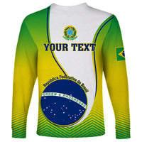 Custom Brazil Long Sleeve Shirt Sete de Setembro Happy Independence Day - Wonder Print Shop