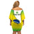 Custom Brazil Off Shoulder Short Dress Sete de Setembro Happy Independence Day - Wonder Print Shop