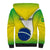 Custom Brazil Sherpa Hoodie Sete de Setembro Happy Independence Day - Wonder Print Shop