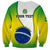Custom Brazil Sweatshirt Sete de Setembro Happy Independence Day - Wonder Print Shop