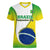 Custom Brazil Women V Neck T Shirt Sete de Setembro Happy Independence Day - Wonder Print Shop