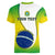 Custom Brazil Women V Neck T Shirt Sete de Setembro Happy Independence Day - Wonder Print Shop