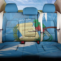 Guatemala Independence Day Back Car Seat Cover Coat Of Arms With Resplendent Quetzal Grunge Style - Wonder Print Shop