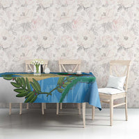 Guatemala Independence Day Tablecloth Coat Of Arms With Resplendent Quetzal Grunge Style - Wonder Print Shop