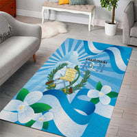 Guatemala Independence Day Area Rug Since 1821 Coat Of Arms With Tikal - Wonder Print Shop