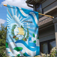 Guatemala Independence Day Garden Flag Since 1821 Coat Of Arms With Tikal - Wonder Print Shop