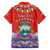 Personalized Costa Rica Independence Day Hawaiian Shirt Guaria Morada With Folk Pattern - Wonder Print Shop