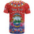 Personalized Costa Rica Independence Day T Shirt Guaria Morada With Folk Pattern - Wonder Print Shop