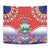 Personalized Costa Rica Independence Day Tapestry Guaria Morada With Folk Pattern - Wonder Print Shop