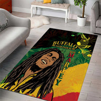 Legend Bob Buffalo Soldier Area Rug American Heroes Reggae Style - Wonder Print Shop