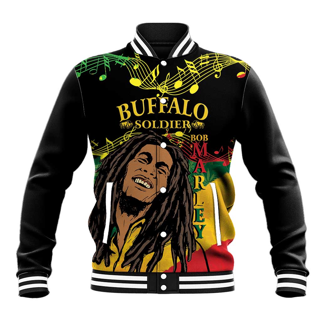 Legend Bob Buffalo Soldier Baseball Jacket American Heroes Reggae Style - Wonder Print Shop