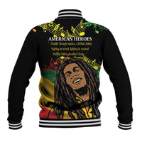 Legend Bob Buffalo Soldier Baseball Jacket American Heroes Reggae Style - Wonder Print Shop