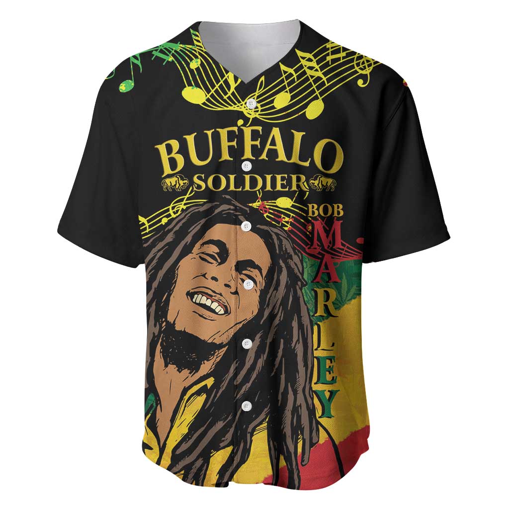 Legend Bob Buffalo Soldier Baseball Jersey American Heroes Reggae Style - Wonder Print Shop