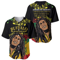 Legend Bob Buffalo Soldier Baseball Jersey American Heroes Reggae Style - Wonder Print Shop