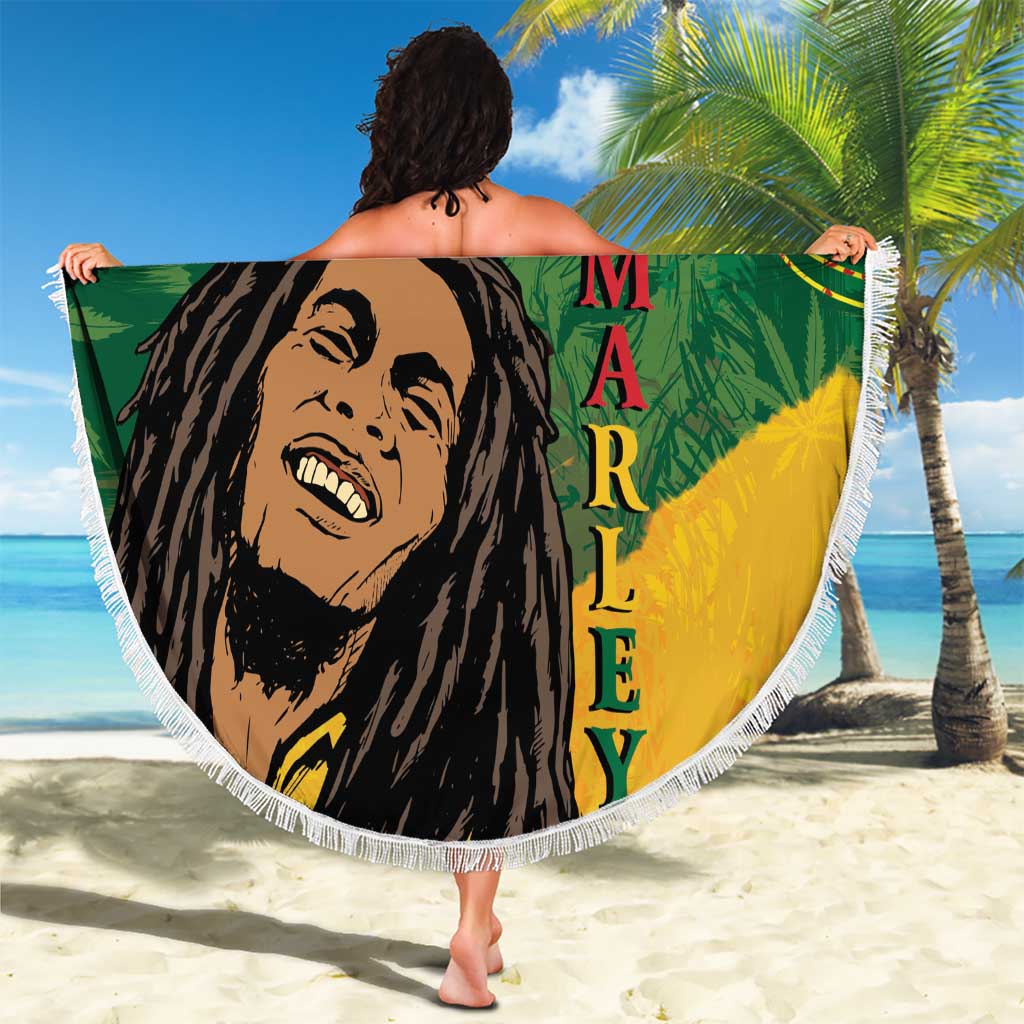 Legend Bob Buffalo Soldier Beach Blanket American Heroes Reggae Style - Wonder Print Shop