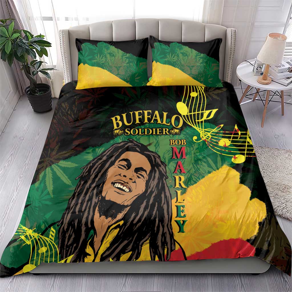 Legend Bob Buffalo Soldier Bedding Set American Heroes Reggae Style - Wonder Print Shop
