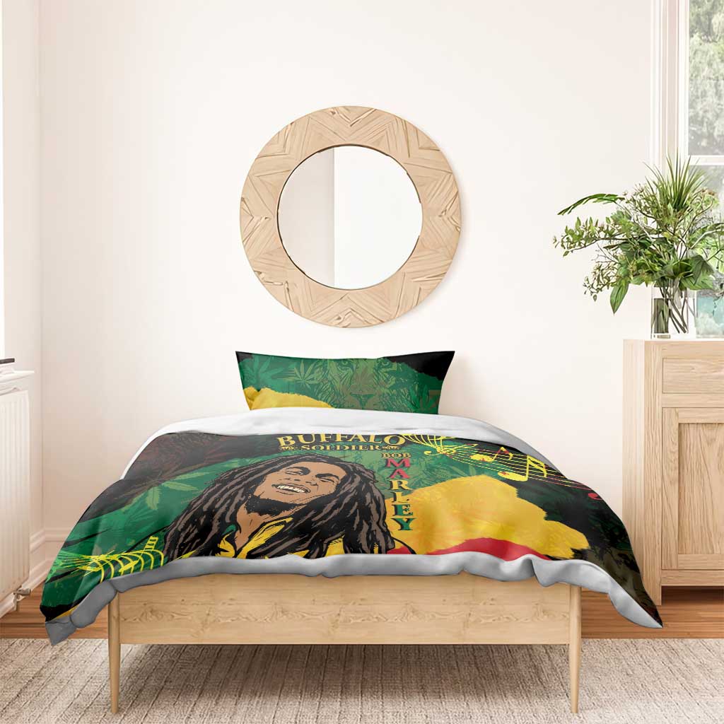 Legend Bob Buffalo Soldier Bedding Set American Heroes Reggae Style - Wonder Print Shop