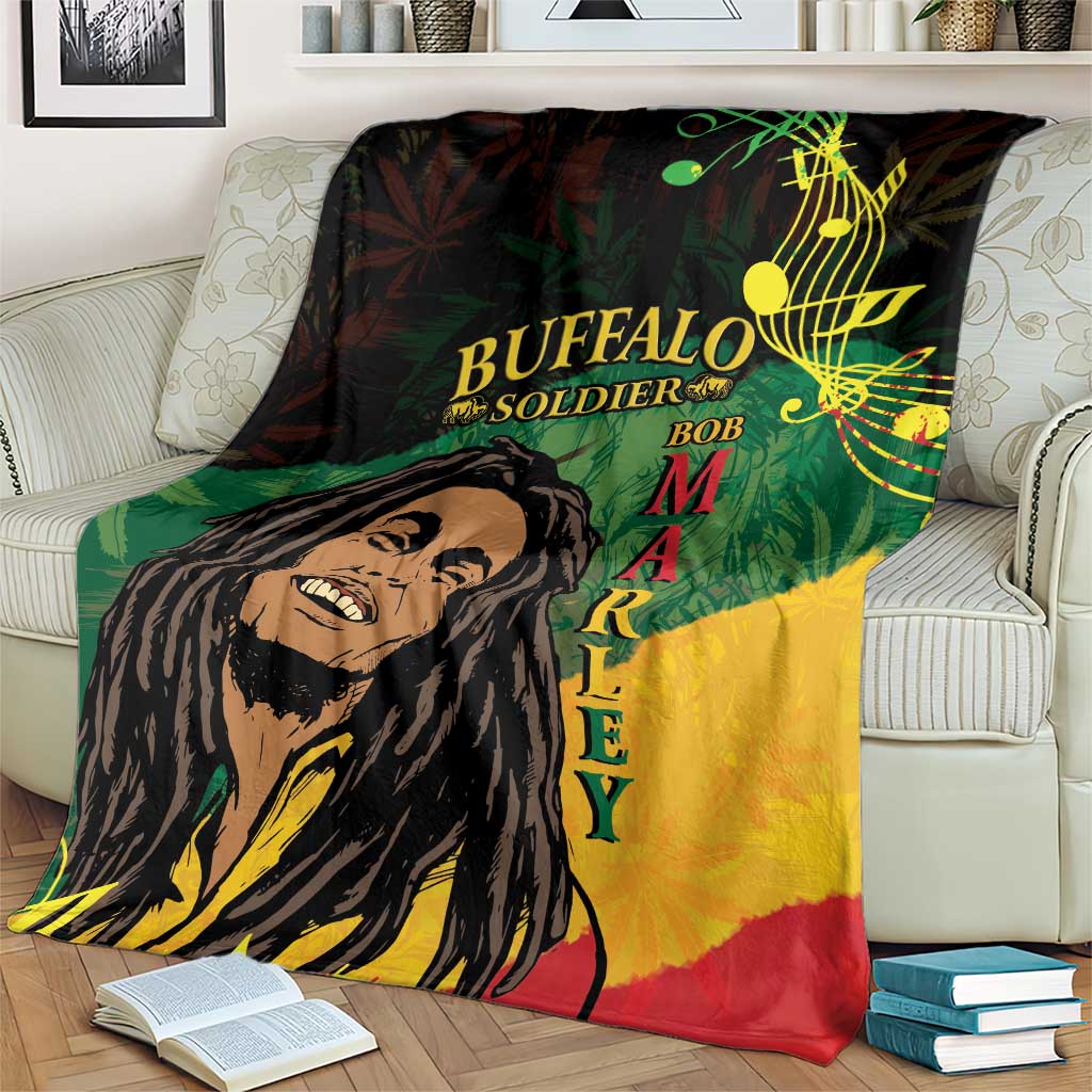 Legend Bob Buffalo Soldier Blanket American Heroes Reggae Style