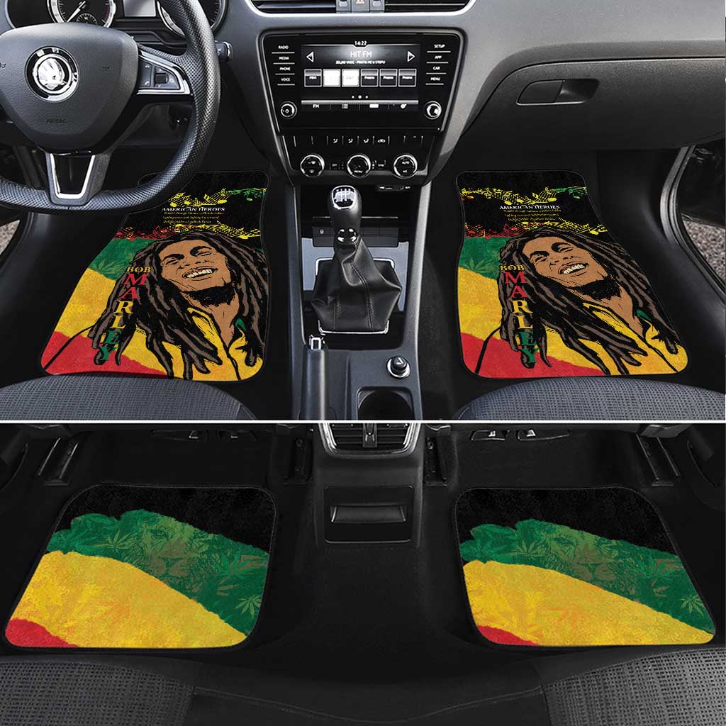 Legend Bob Buffalo Soldier Car Mats American Heroes Reggae Style - Wonder Print Shop