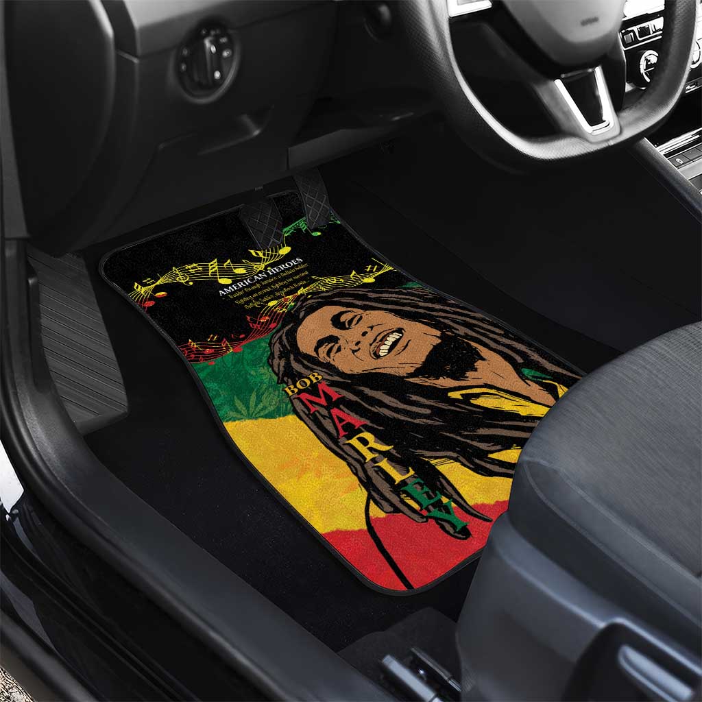 Legend Bob Buffalo Soldier Car Mats American Heroes Reggae Style - Wonder Print Shop