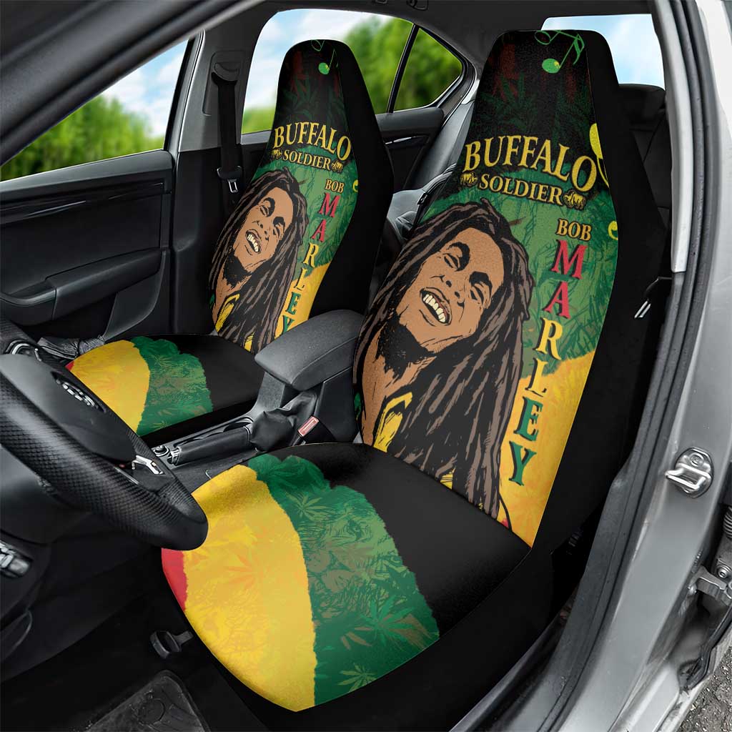 Legend Bob Buffalo Soldier Car Seat Cover American Heroes Reggae Style - Wonder Print Shop
