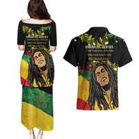 Legend Bob Buffalo Soldier Couples Matching Puletasi and Hawaiian Shirt American Heroes Reggae Style - Wonder Print Shop