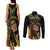 Legend Bob Buffalo Soldier Couples Matching Tank Maxi Dress and Long Sleeve Button Shirt American Heroes Reggae Style - Wonder Print Shop