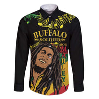 Legend Bob Buffalo Soldier Family Matching Mermaid Dress and Hawaiian Shirt American Heroes Reggae Style - Wonder Print Shop