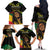 Legend Bob Buffalo Soldier Family Matching Off The Shoulder Long Sleeve Dress and Hawaiian Shirt American Heroes Reggae Style - Wonder Print Shop