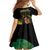 Legend Bob Buffalo Soldier Family Matching Off Shoulder Maxi Dress and Hawaiian Shirt American Heroes Reggae Style - Wonder Print Shop