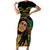 Legend Bob Buffalo Soldier Family Matching Short Sleeve Bodycon Dress and Hawaiian Shirt American Heroes Reggae Style - Wonder Print Shop