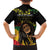 Legend Bob Buffalo Soldier Family Matching Summer Maxi Dress and Hawaiian Shirt American Heroes Reggae Style - Wonder Print Shop